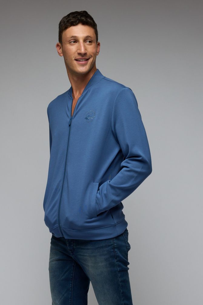 סוויטשירט רוכסן מלא גרג נורמן