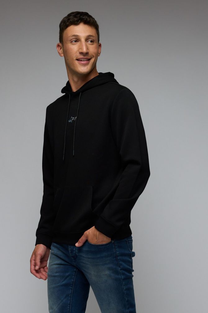 סוויטשירט עם קפוצון גרג נורמן