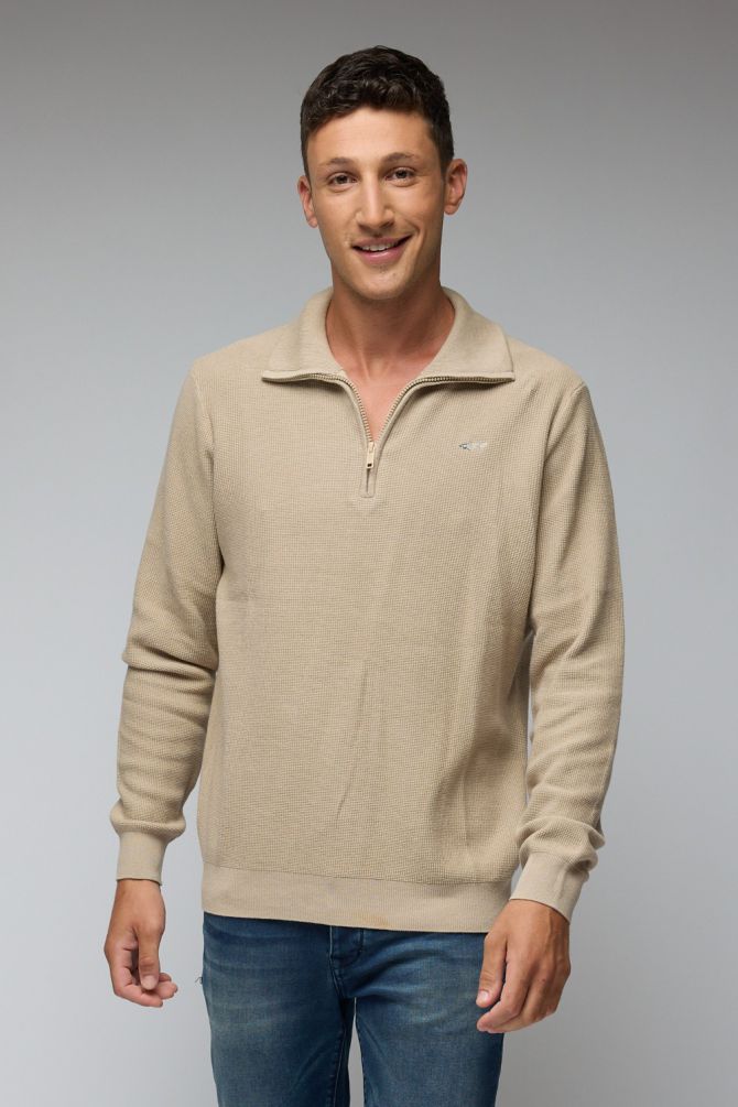 סריג עם חצי רוכסן גרג נורמן