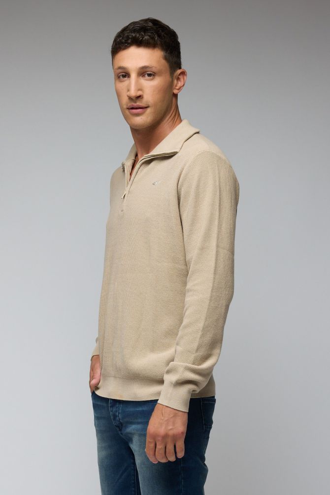 סריג עם חצי רוכסן גרג נורמן