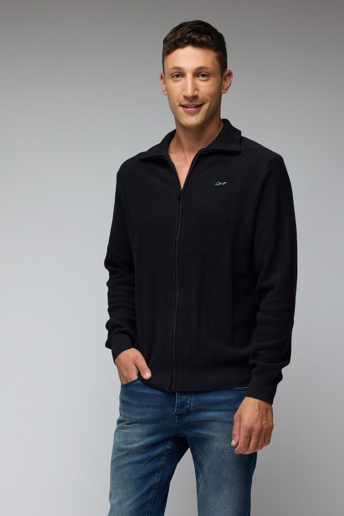 סריג עם רוכסן מלא גרג נורמן