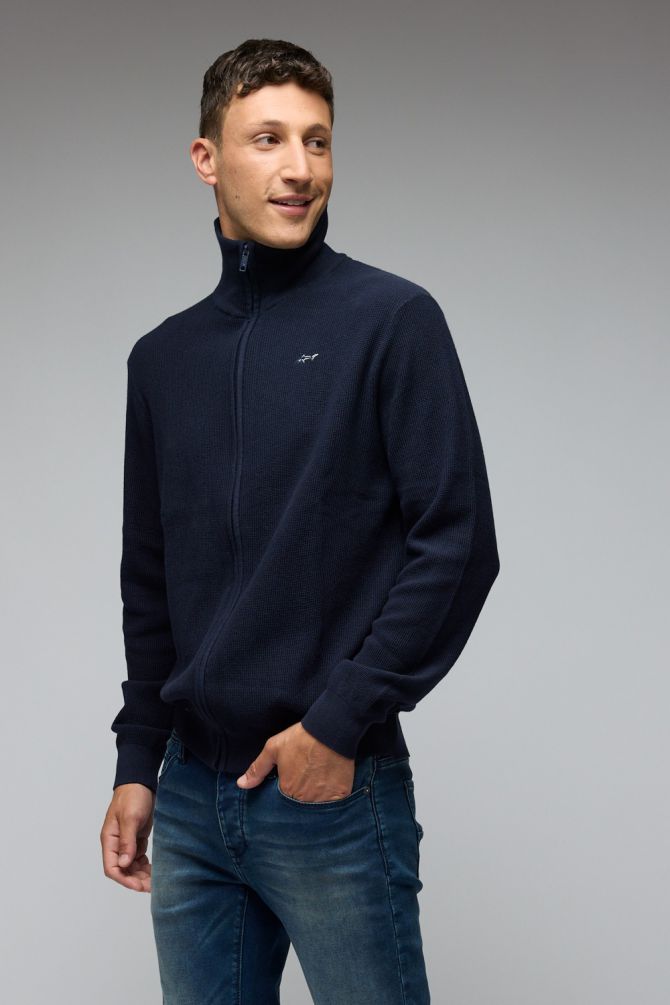 סריג עם רוכסן מלא גרג נורמן