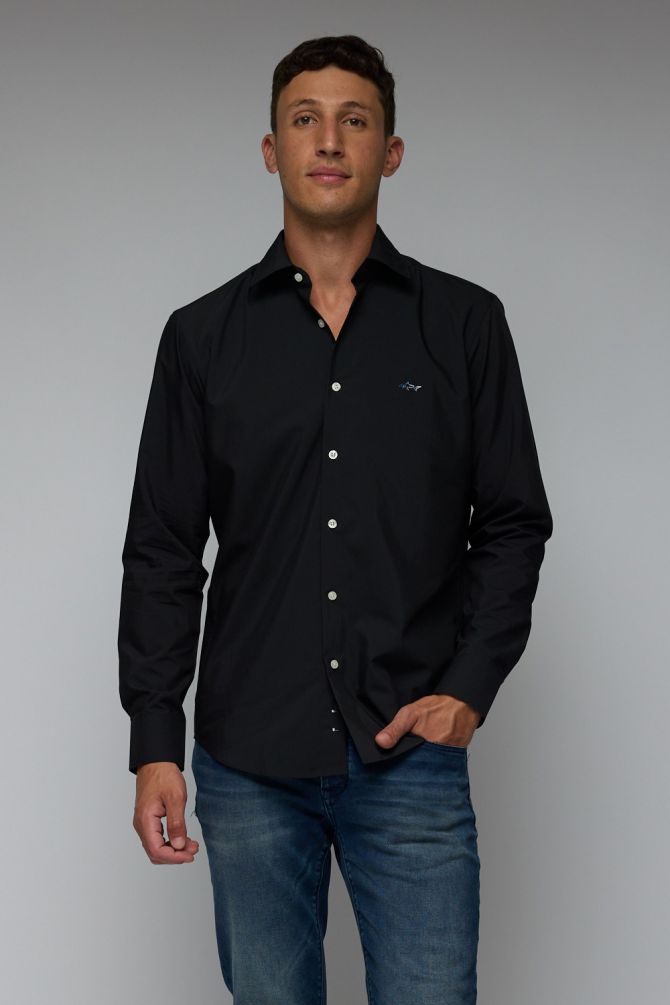 חולצה מכופתרת עם שרוולים ארוכים גרג נורמן