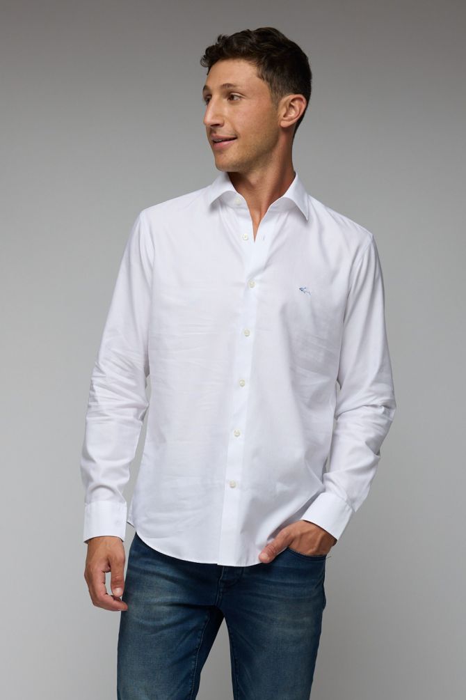 חולצה מכופתרת עם שרוול ארוך גרג נורמן