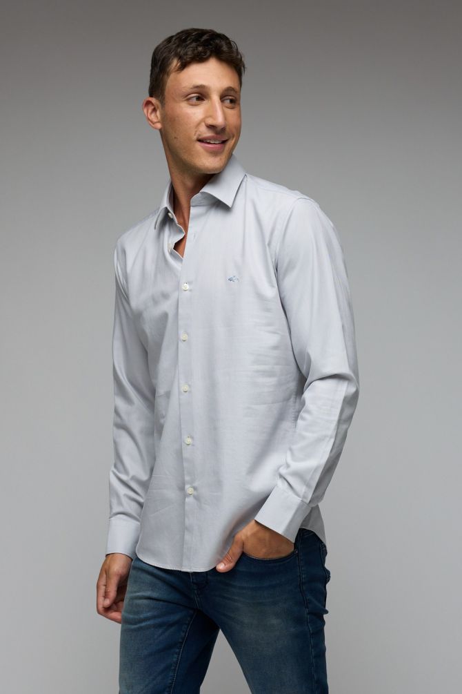 חולצה מכופתרת עם שרוולים ארוכים גרג נורמן