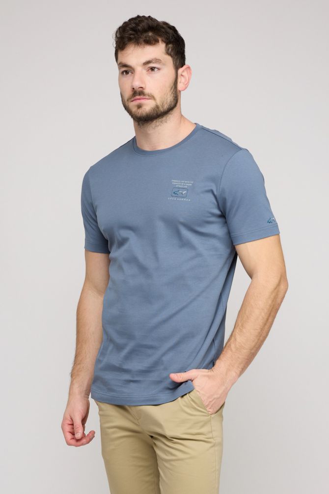 חולצת טי-שירט קצרה לגברים