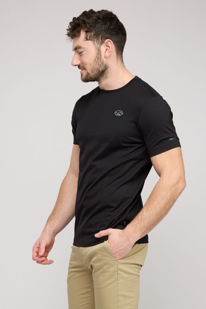 חולצת טי-שירט קצרה לגברים