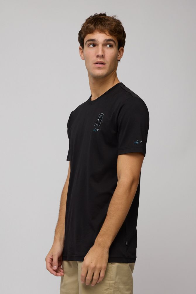 חולצת טי-שירט קצרה לגברים