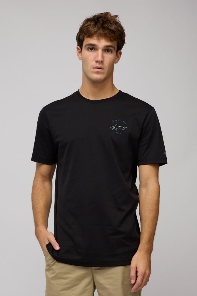 חולצת טי-שירט קצרה לגברים