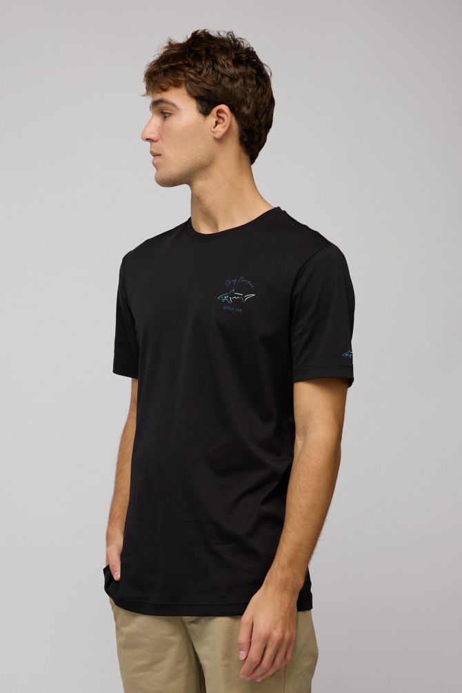 חולצת טי-שירט קצרה לגברים