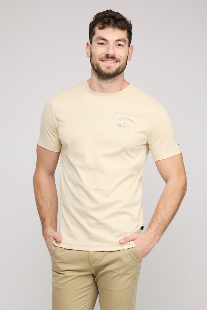 חולצת טי-שירט קצרה לגברים