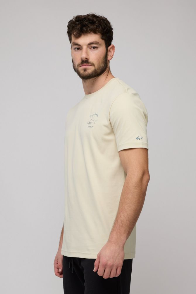 חולצת טי-שירט קצרה לגברים