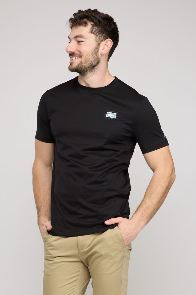 חולצת טי-שירט קצרה לגברים