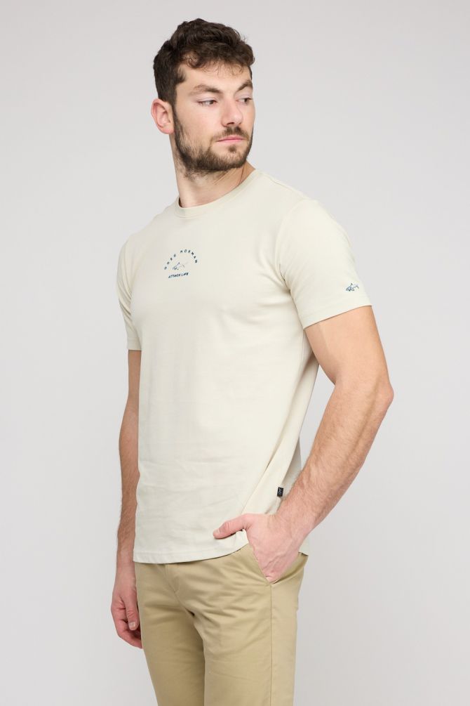 חולצת טי-שירט קצרה לגברים