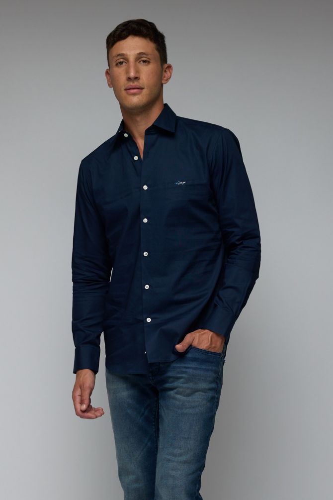 חולצה מכופתרת עם שרוולים ארוכים גרג נורמן