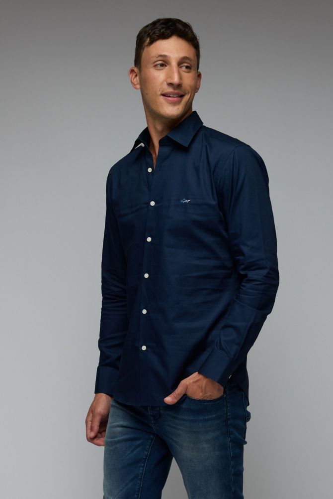 חולצה מכופתרת עם שרוולים ארוכים גרג נורמן