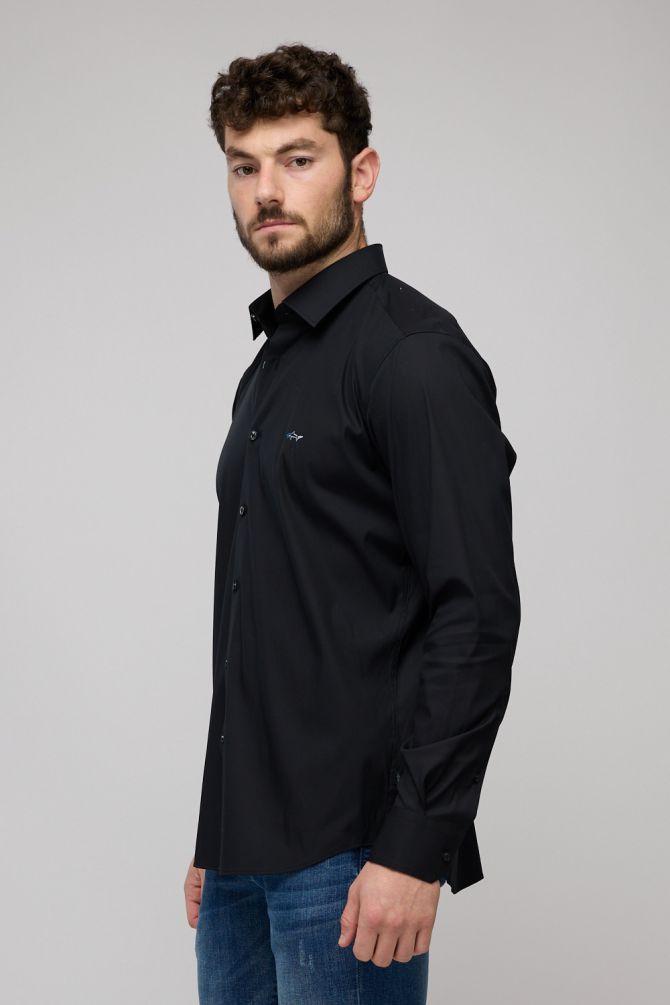 חולצה מכופתרת ארוכה לגברים