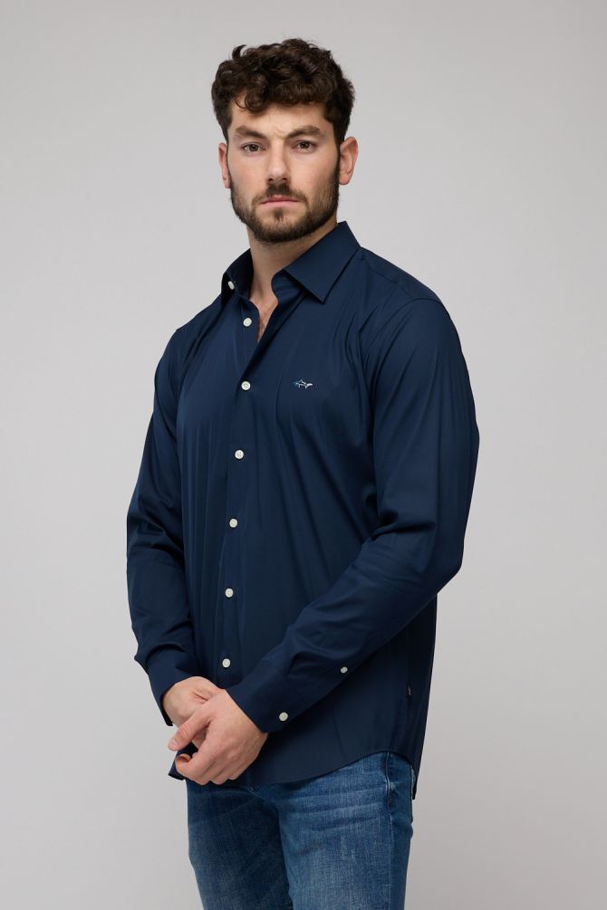 חולצה מכופתרת ארוכה לגברים