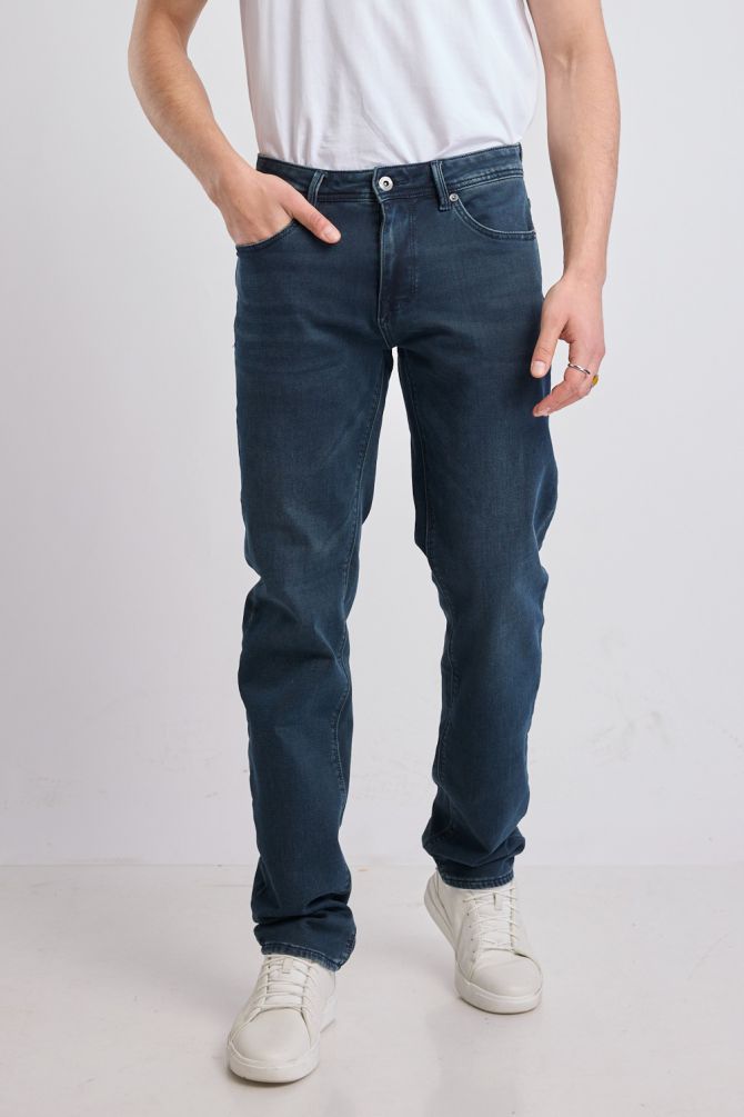 מכנסי ג’ינס Nautica ארוכים לגברים גזרה ישרה