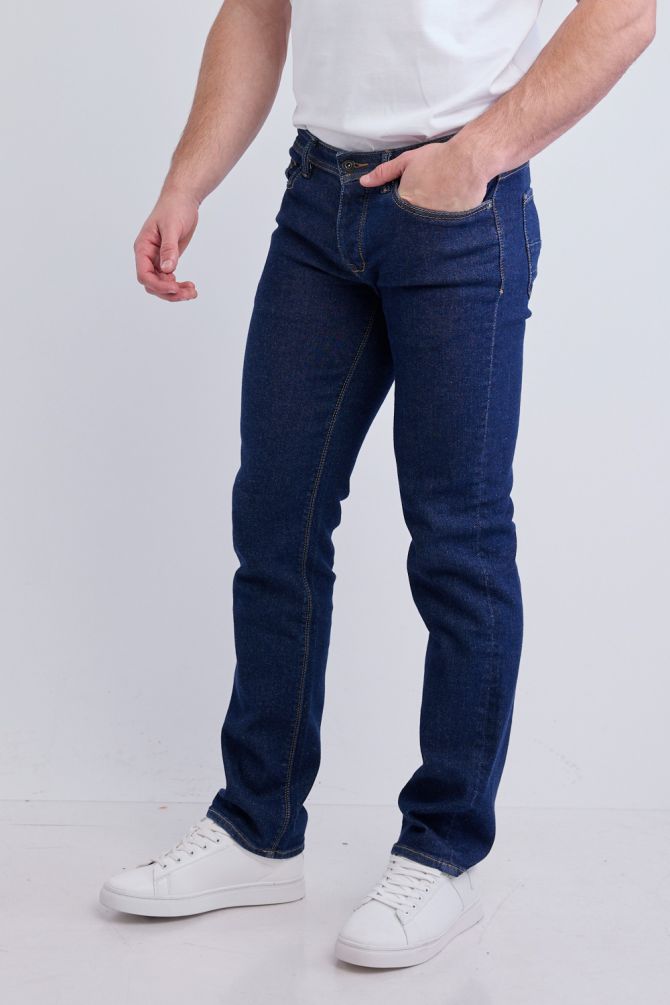 מכנסי ג’ינס Nautica ארוכים לגברים גזרה ישרה