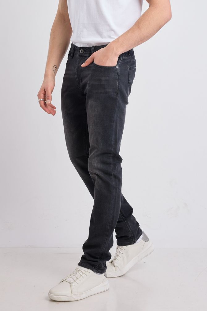 מכנסי ג’ינס Nautica ארוכים לגברים - שחור