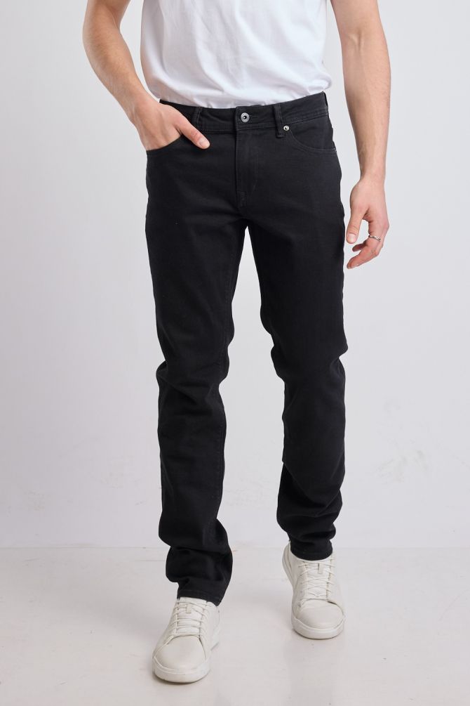 מכנסי ג’ינס Nautica ארוכים לגברים - שחור