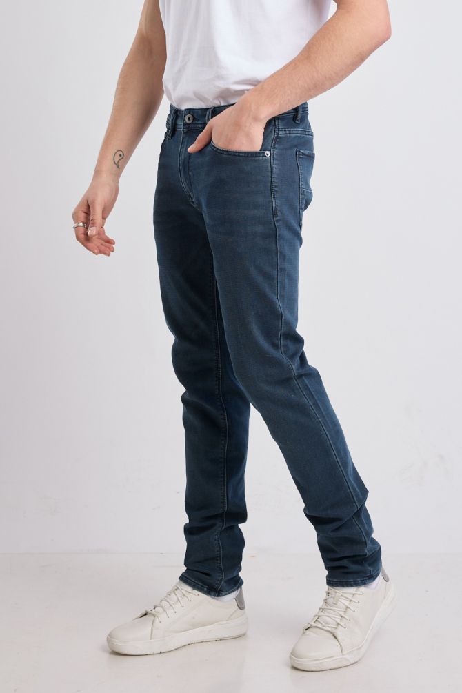 מכנסי ג’ינס Nautica ארוכים לגברים - שחור