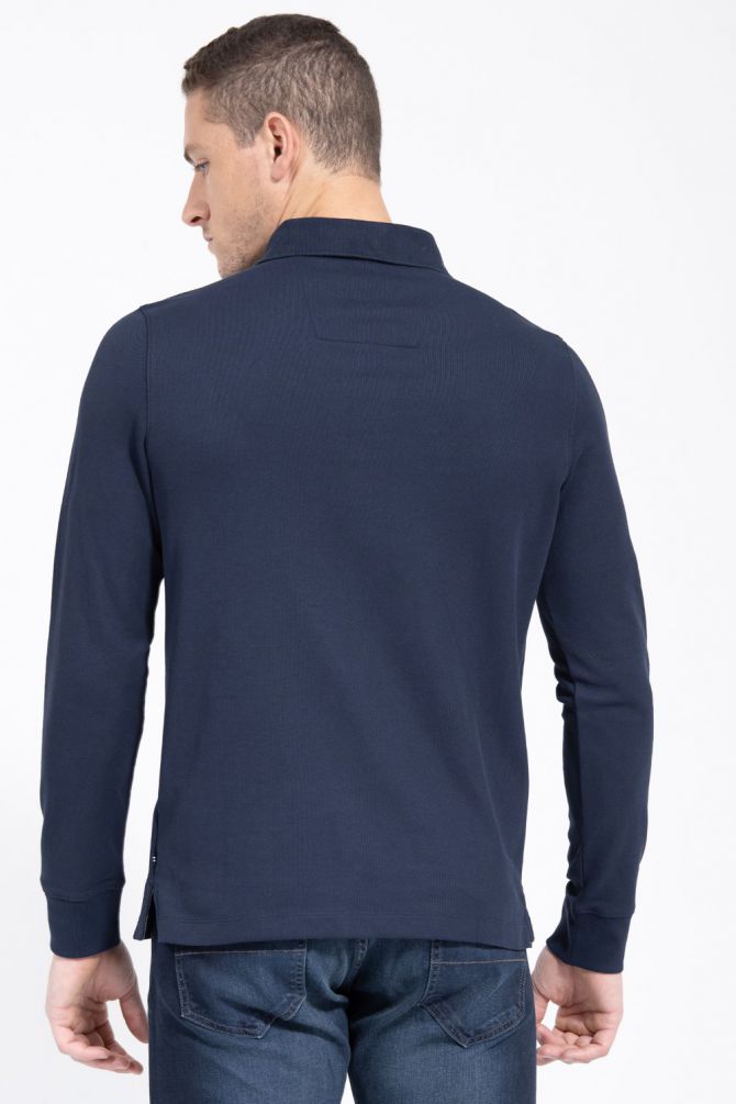 חולצת פולו SLIM FIT לגבר עם רקמת לוגו