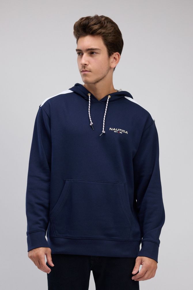 סווטשירט עם קפוצ’ון Nautica לגברים