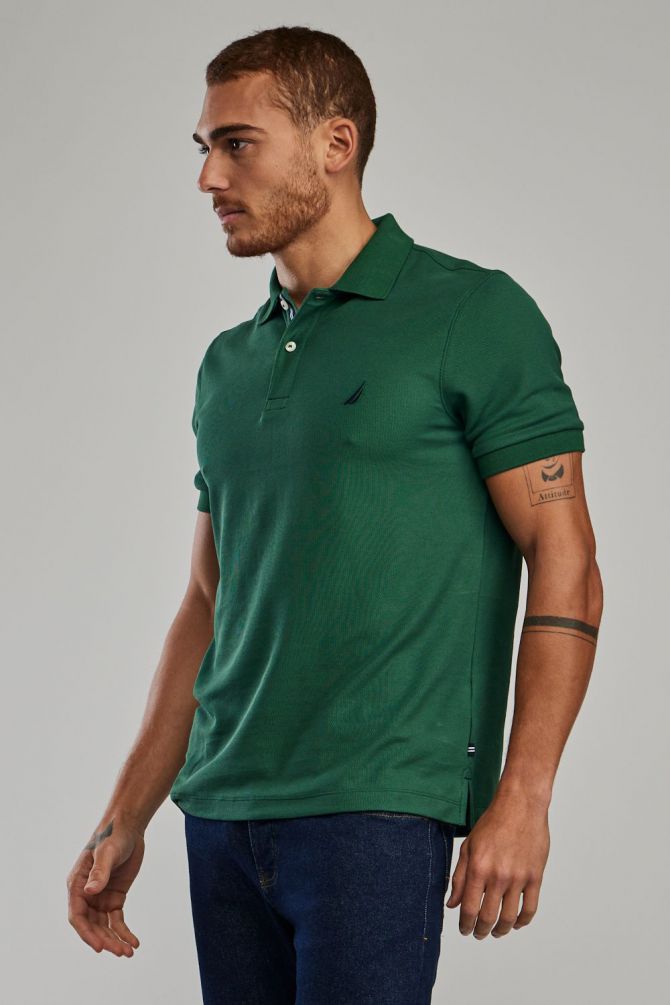 חולצת פולו SLIM FIT מבד מנדף