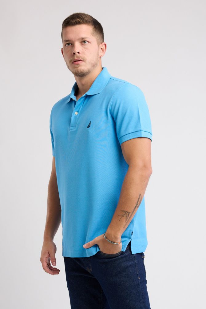 חולצת פולו SLIM FIT מבד מנדף