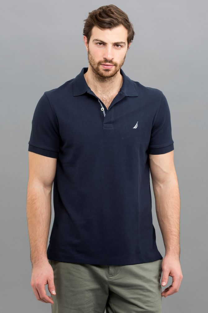 חולצת פולו SLIM FIT מבד מנדף