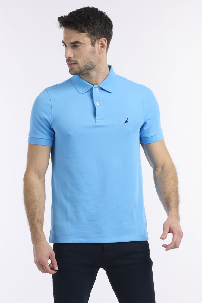 חולצת פולו SLIM FIT מבד מנדף