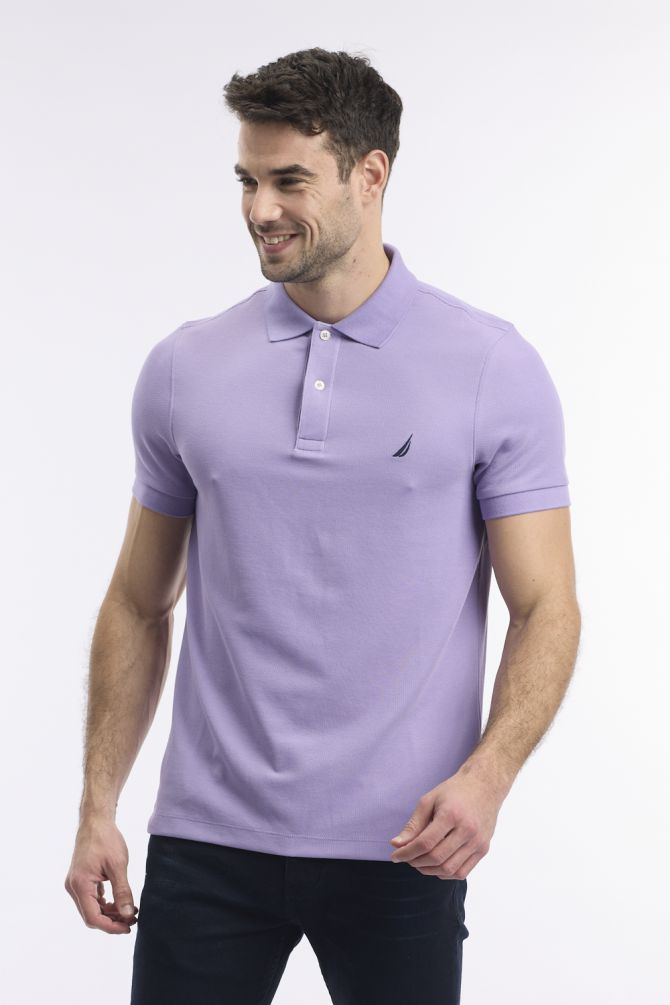 חולצת פולו SLIM FIT מבד מנדף