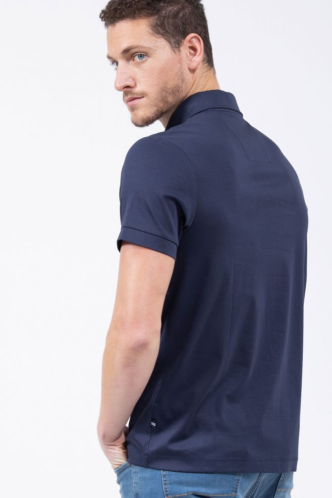 חולצת פולו כותנה בגזרת SLIM FIT