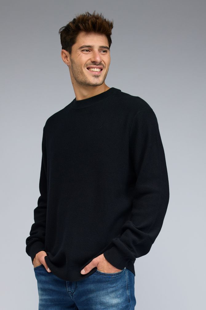 סריג NAUTICA  עם לוגו רקום לגברים