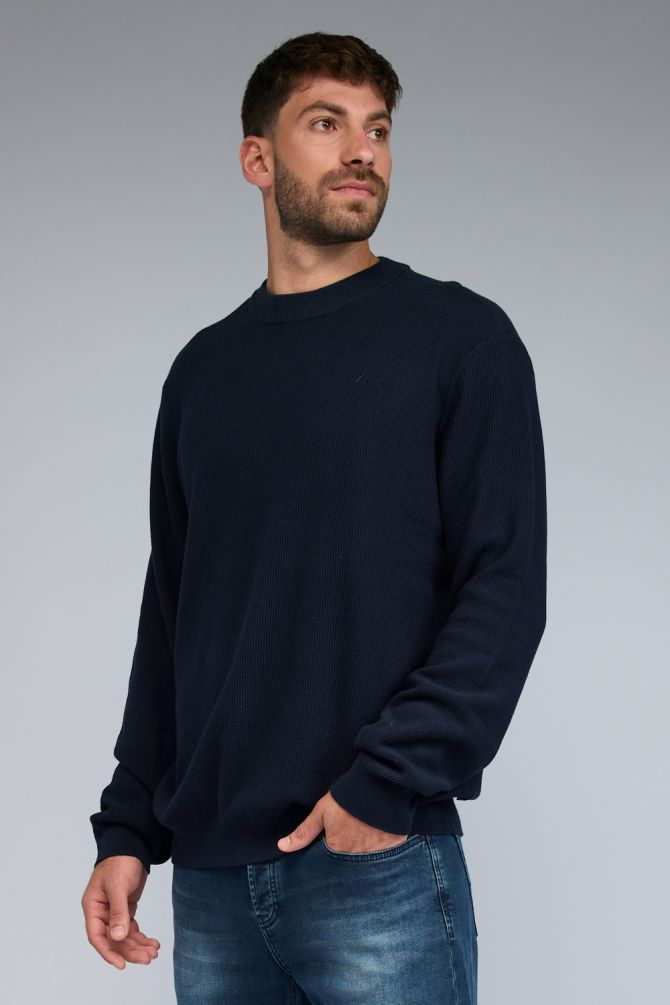 סריג NAUTICA  עם לוגו רקום לגברים