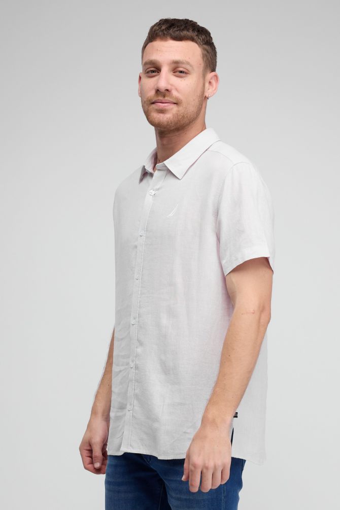 חולצה מכופתרת NAUTICA קצרה לגברים