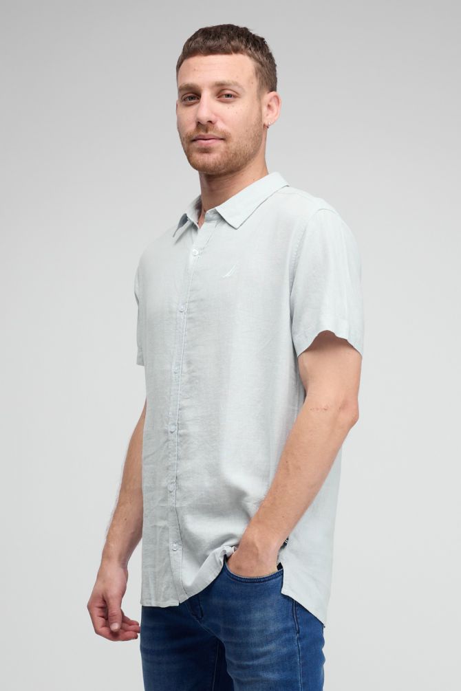 חולצה מכופתרת NAUTICA קצרה לגברים