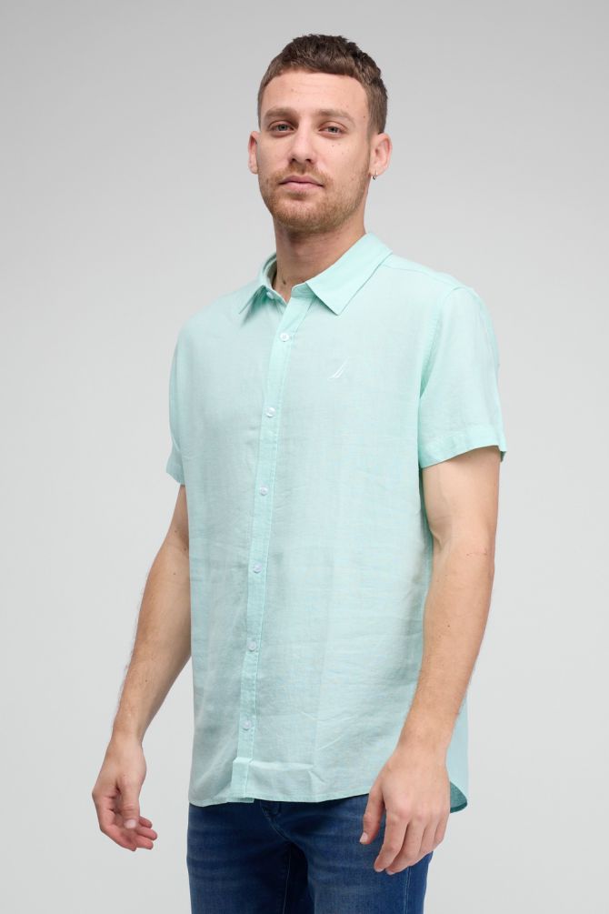 חולצה מכופתרת NAUTICA קצרה לגברים