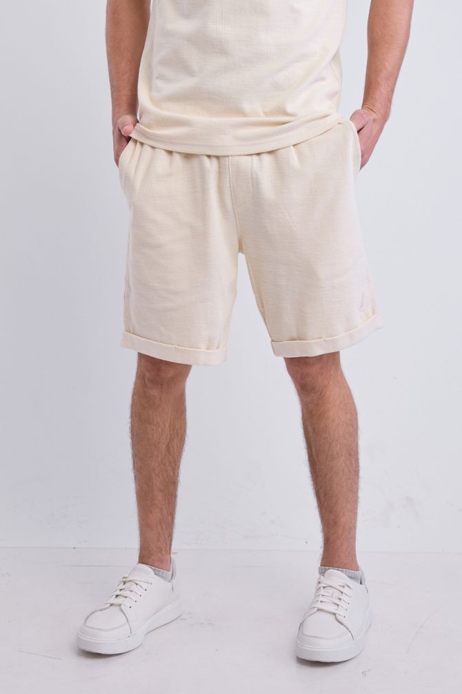 חולצת טי NAUTICA עם רוכסן בצווארון לגברים