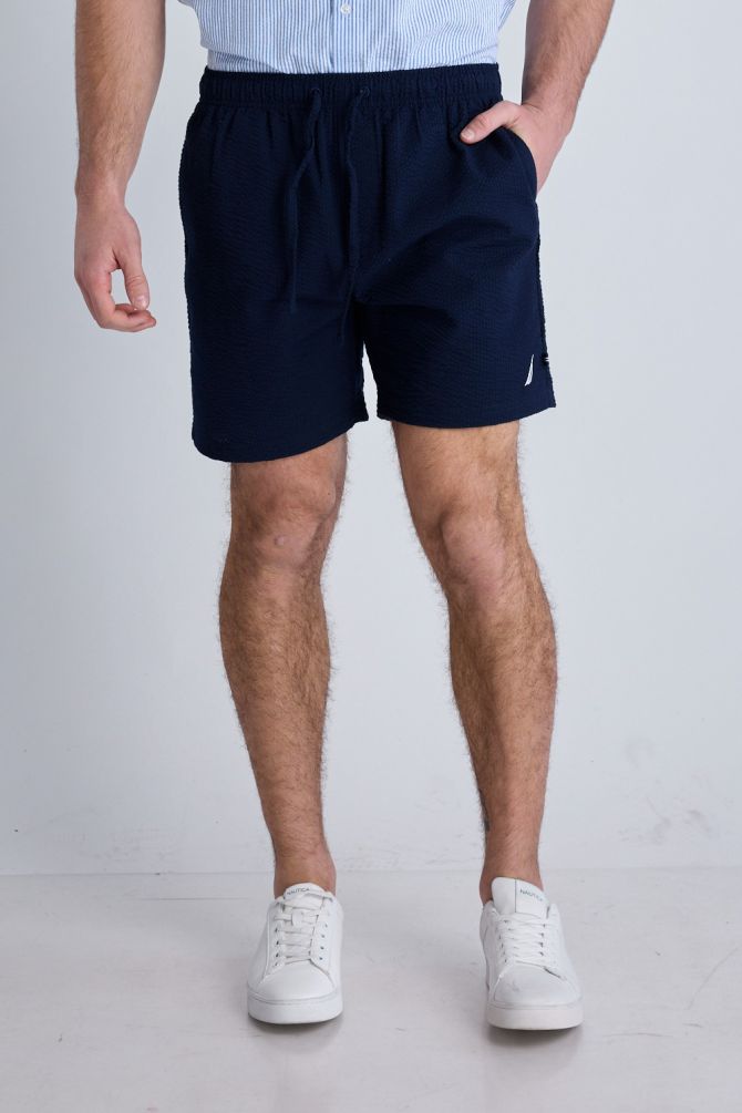 מכנסי Nautica קצרים עם לוגו לגברים