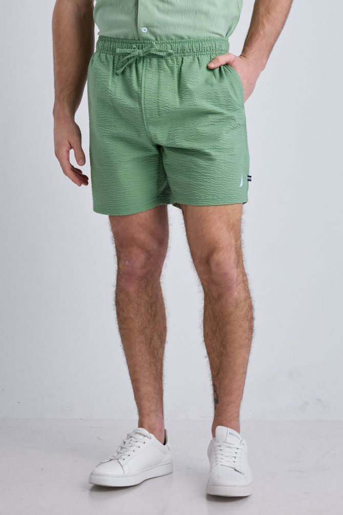 מכנסי Nautica קצרים עם לוגו לגברים