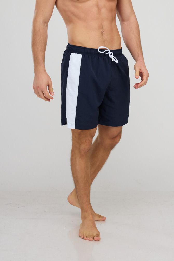 מכנסי בגד ים עם פס לגברים