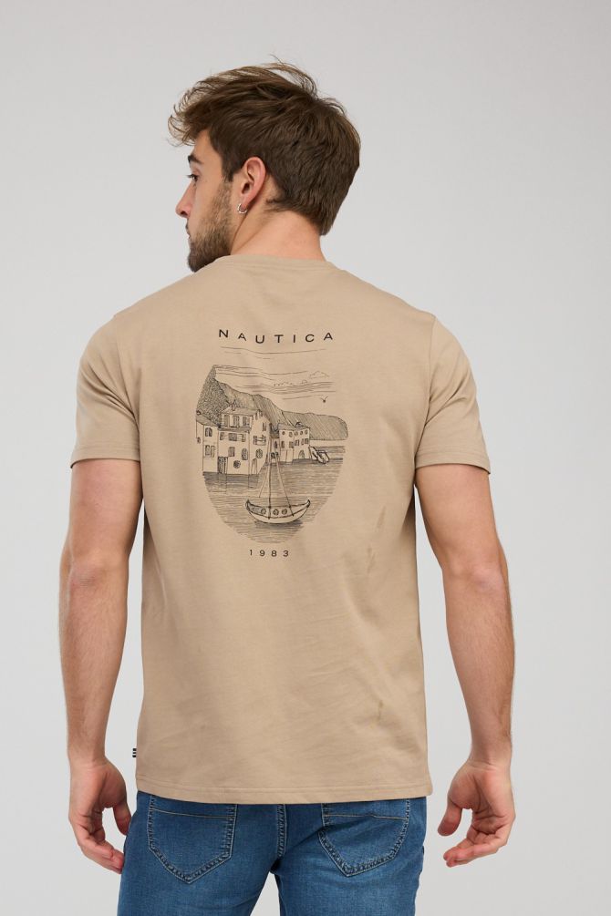 חולצת טי-שירט קצרה לגברים