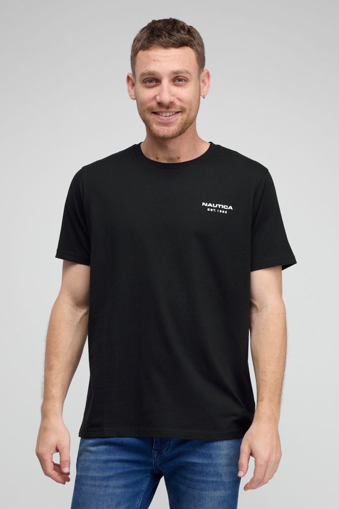 שמלת מידי ללא שרוולים ולוגו Nautica לנשים