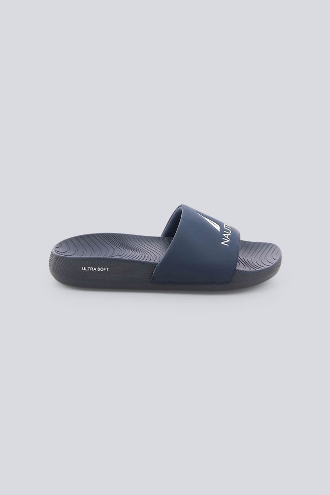 כפכפי סלייד עם לוגו Nautica לגברים