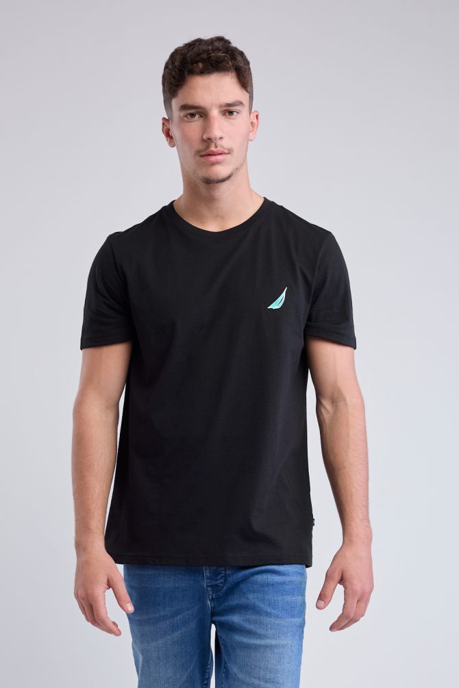 טי שירט עם לוגו Nautica לגברים