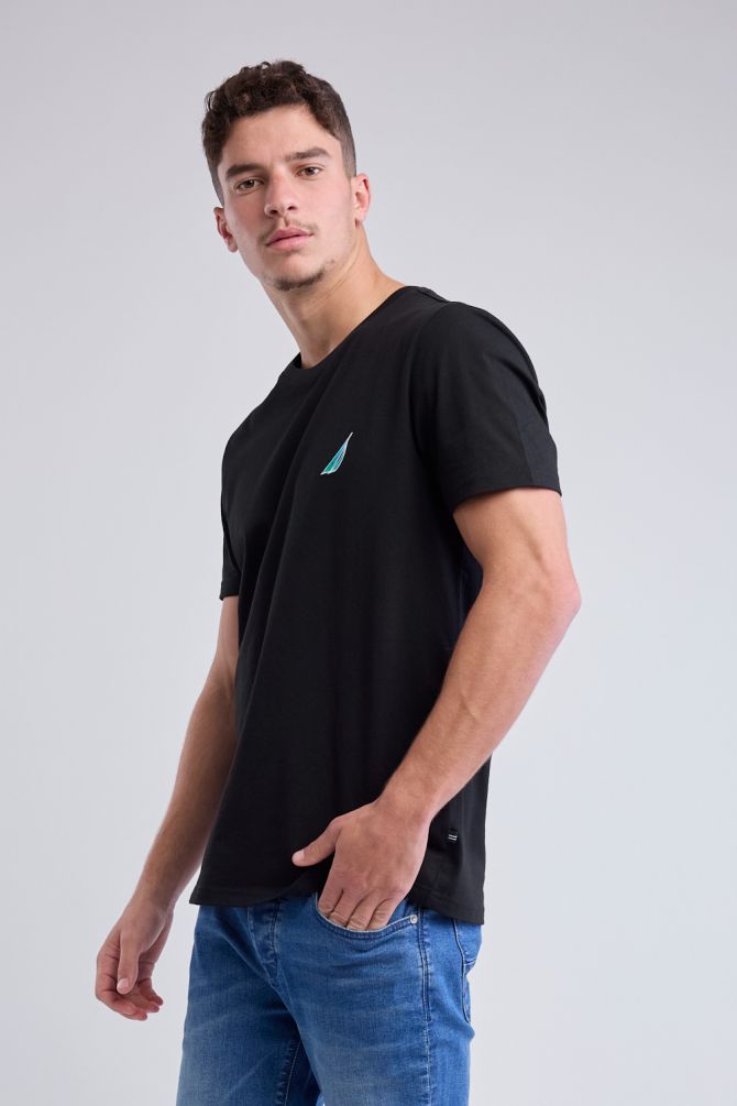 טי שירט עם לוגו Nautica לגברים