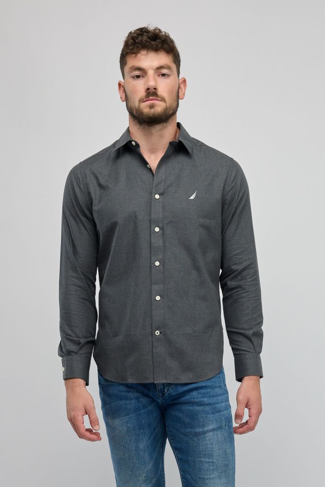 חולצה מכופתרת עם שרוולים ארוכים Nautica לגברים